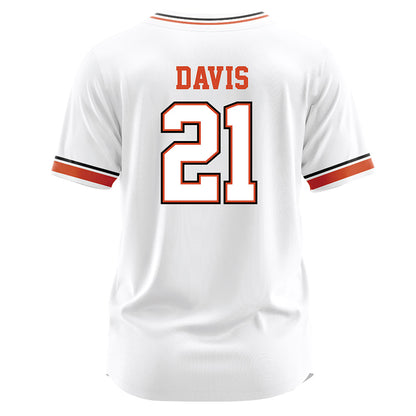 Campbell - NCAA Softball : livie davis - White Jersey-1
