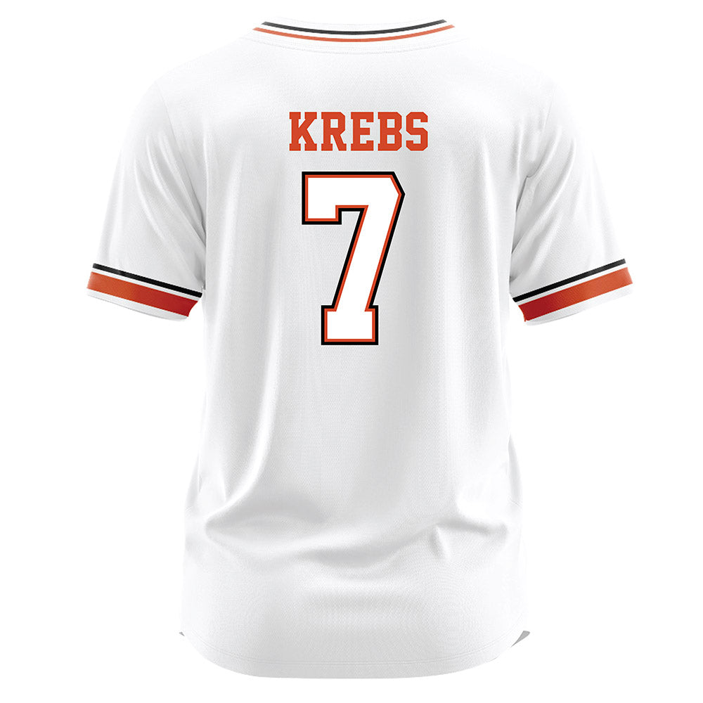 Campbell - NCAA Softball : Haley Krebs - White Jersey-1