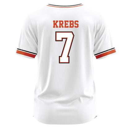 Campbell - NCAA Softball : Haley Krebs - White Jersey-1