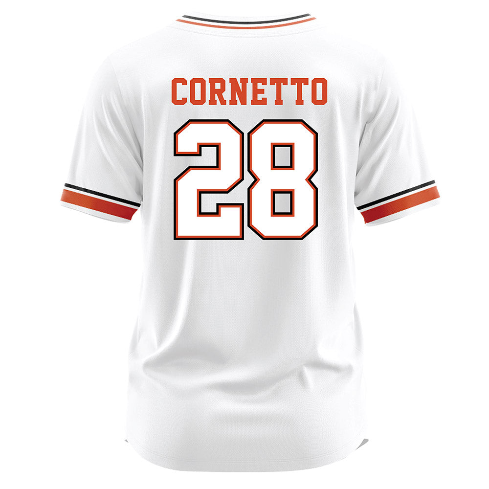 Campbell - NCAA Softball : Hannah Cornetto - White Jersey-1