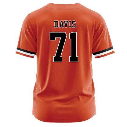 Campbell - NCAA Softball : Devin Davis - Orange Jersey-1