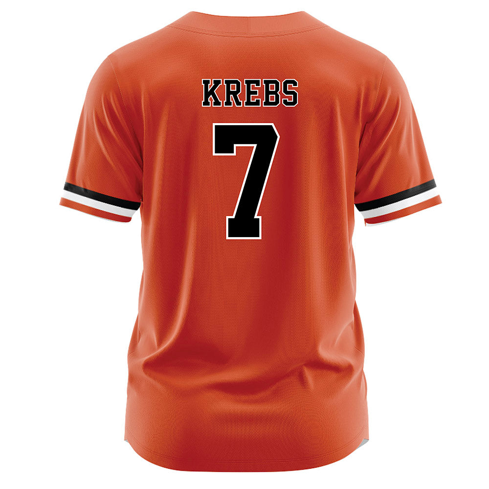 Campbell - NCAA Softball : Haley Krebs - Orange Jersey-1