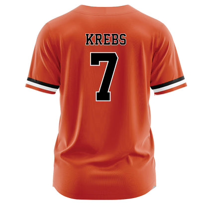 Campbell - NCAA Softball : Haley Krebs - Orange Jersey-1