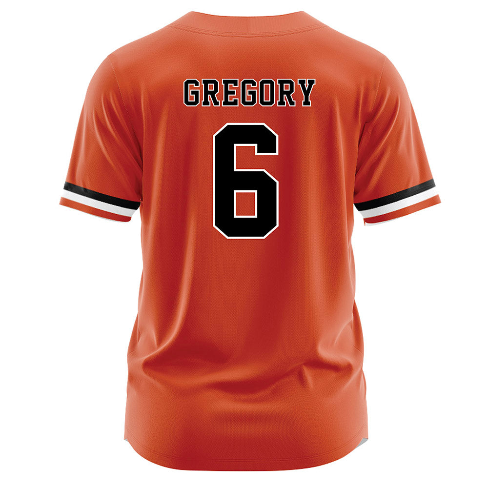 Campbell - NCAA Softball : Megan Gregory - Orange Jersey