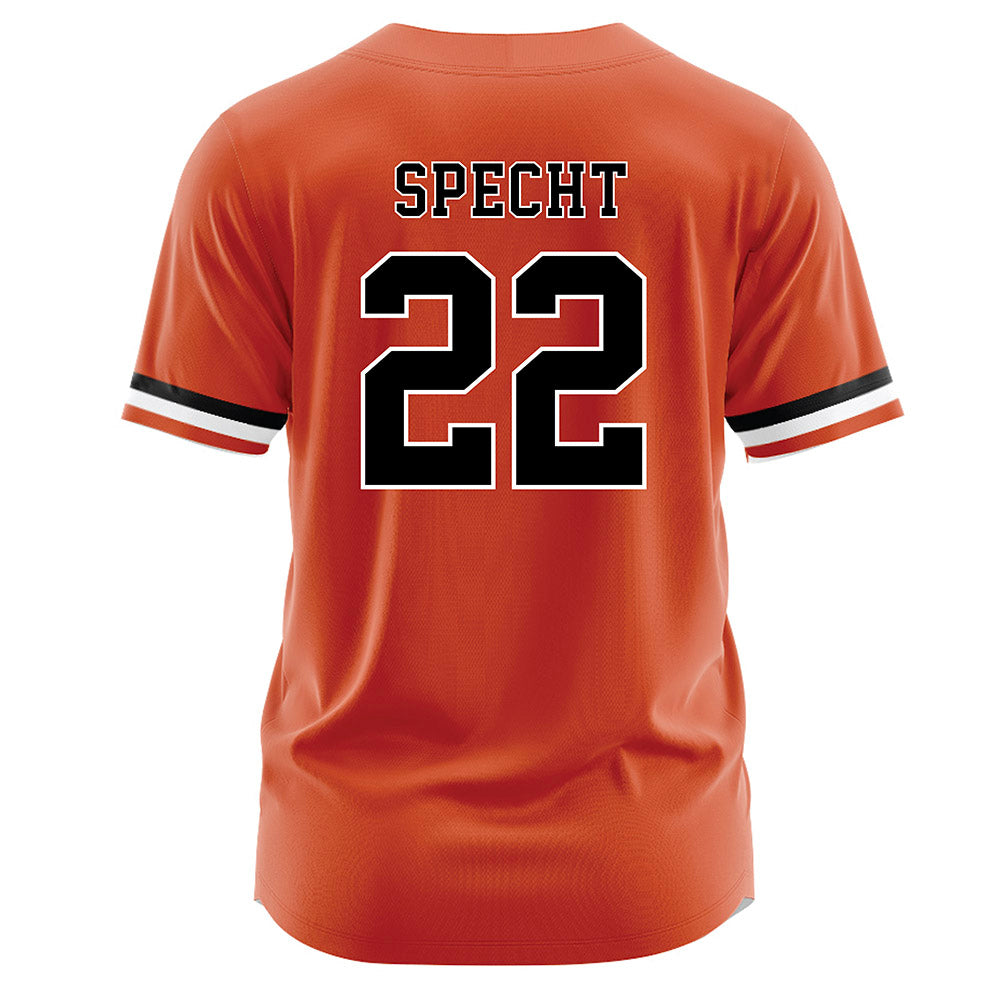 Campbell - NCAA Softball : Kylie Specht - Orange Jersey-1