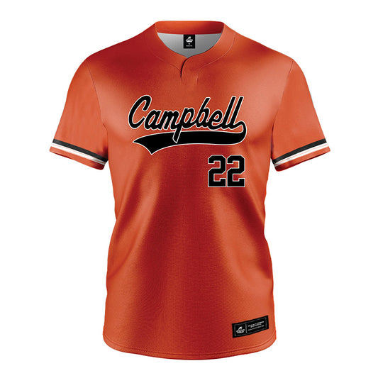 Campbell - NCAA Softball : Kylie Specht - Orange Jersey-0