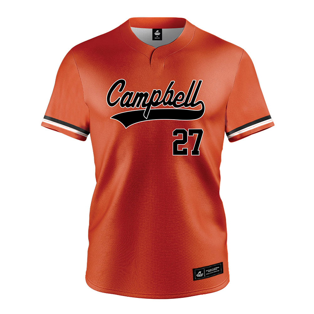 Campbell - NCAA Softball : Hannah Leierer - Orange Jersey-0