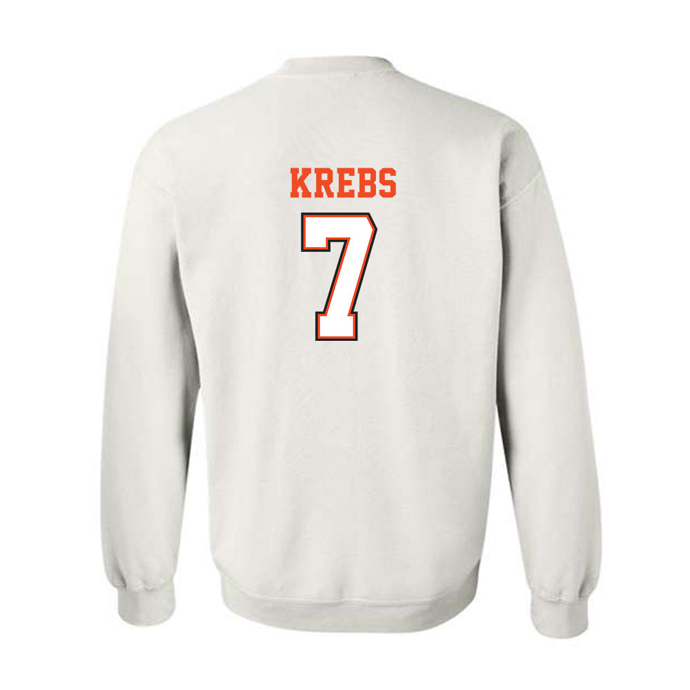 Campbell - NCAA Softball : Haley Krebs - Replica Shersey Crewneck Sweatshirt-1