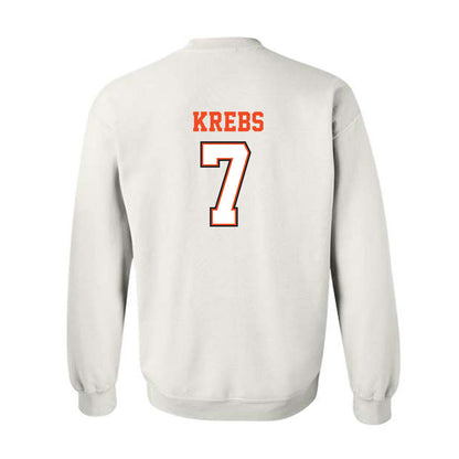 Campbell - NCAA Softball : Haley Krebs - Replica Shersey Crewneck Sweatshirt-1
