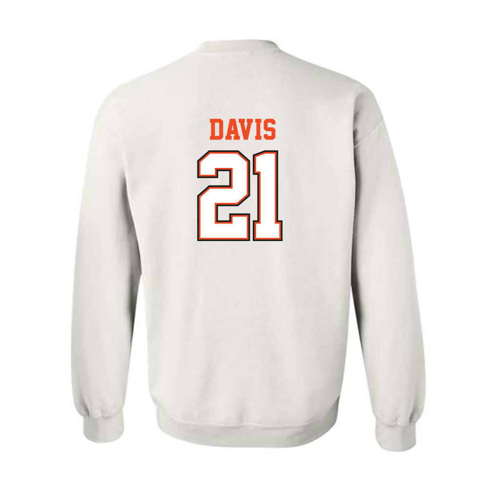 Campbell - NCAA Softball : livie davis - Replica Shersey Crewneck Sweatshirt-1