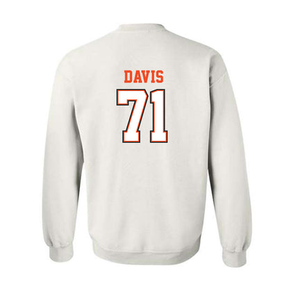 Campbell - NCAA Softball : Devin Davis - Replica Shersey Crewneck Sweatshirt-1