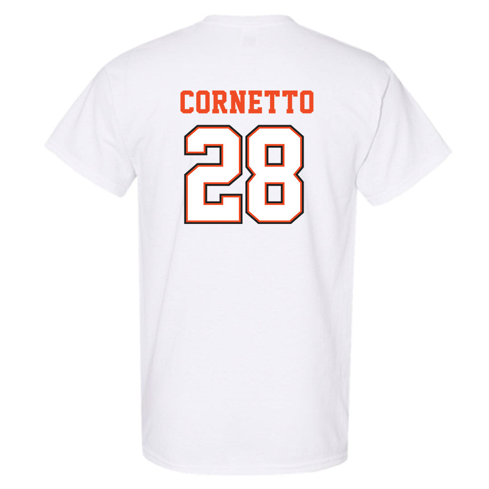 Campbell - NCAA Softball : Hannah Cornetto - Replica Shersey T-Shirt-1