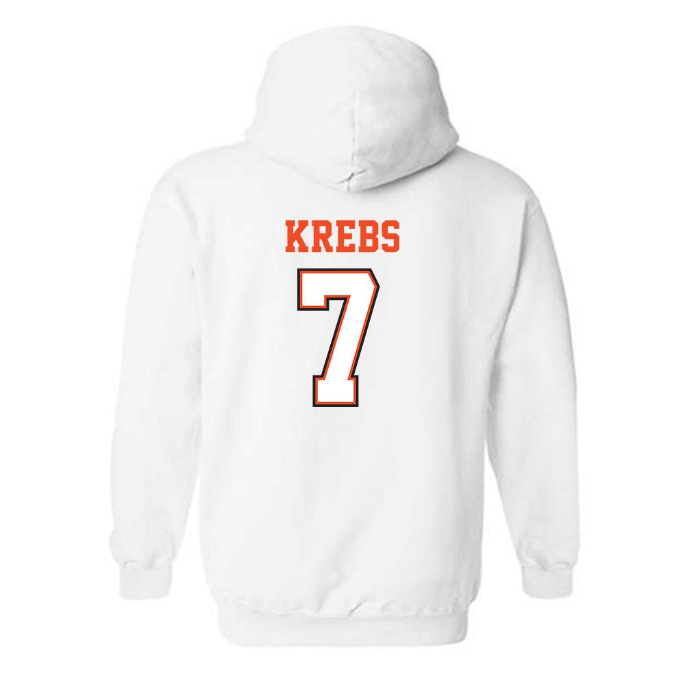 Campbell - NCAA Softball : Haley Krebs - Replica Shersey Hooded Sweatshirt-1