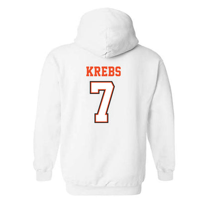 Campbell - NCAA Softball : Haley Krebs - Replica Shersey Hooded Sweatshirt-1