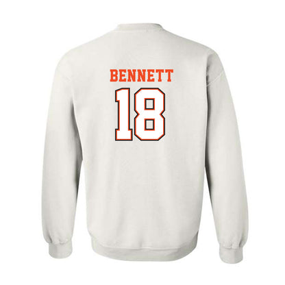 Campbell - NCAA Softball : Ryleigh Bennett - Replica Shersey Crewneck Sweatshirt-1