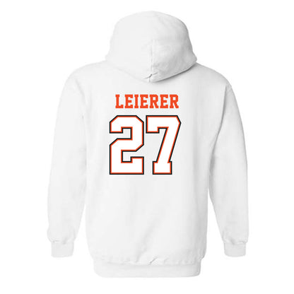 Campbell - NCAA Softball : Hannah Leierer - Replica Shersey Hooded Sweatshirt-1