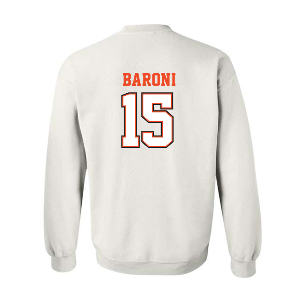 Campbell - NCAA Softball : Cassiti Baroni - Replica Shersey Crewneck Sweatshirt-1