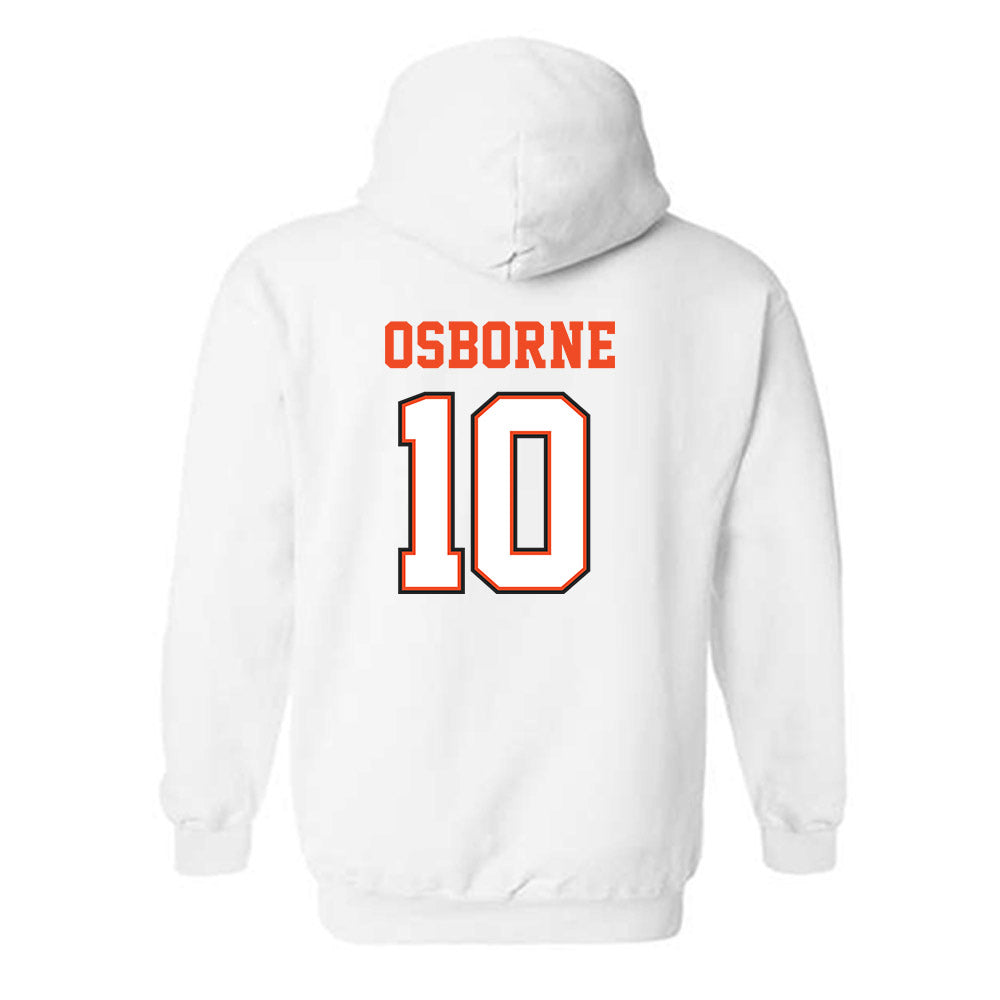 Campbell - NCAA Softball : Ella Osborne - Replica Shersey Hooded Sweatshirt-1