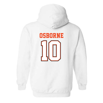 Campbell - NCAA Softball : Ella Osborne - Replica Shersey Hooded Sweatshirt-1