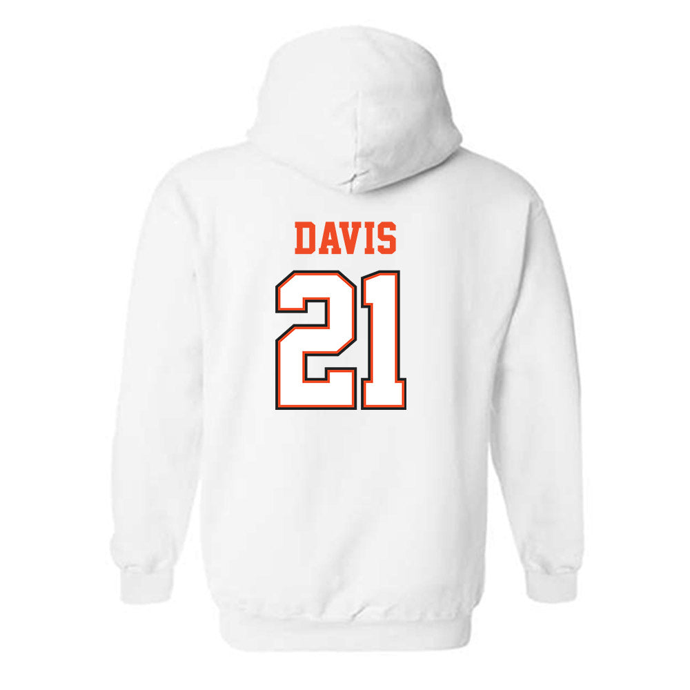 Campbell - NCAA Softball : livie davis - Replica Shersey Hooded Sweatshirt-1