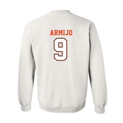 Campbell - NCAA Softball : Alyssa Armijo - Replica Shersey Crewneck Sweatshirt-1
