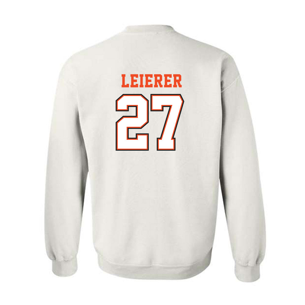 Campbell - NCAA Softball : Hannah Leierer - Replica Shersey Crewneck Sweatshirt-1