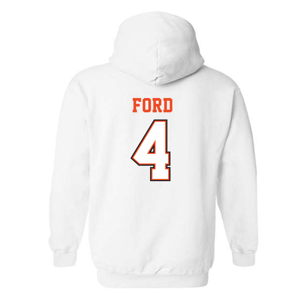 Campbell - NCAA Softball : Madison Ford - Replica Shersey Hooded Sweatshirt-1