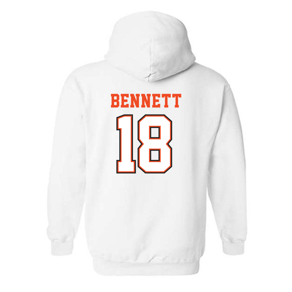 Campbell - NCAA Softball : Ryleigh Bennett - Replica Shersey Hooded Sweatshirt-1