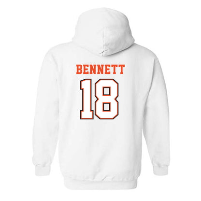 Campbell - NCAA Softball : Ryleigh Bennett - Replica Shersey Hooded Sweatshirt-1