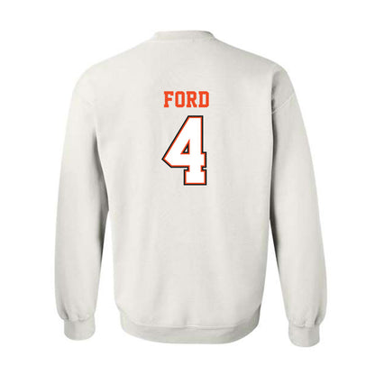 Campbell - NCAA Softball : Madison Ford - Replica Shersey Crewneck Sweatshirt-1