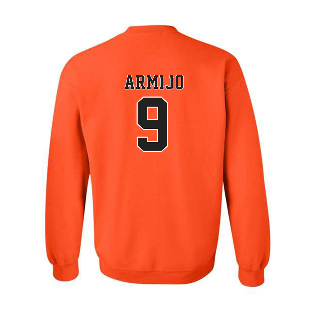 Campbell - NCAA Softball : Alyssa Armijo - Replica Shersey Crewneck Sweatshirt-1