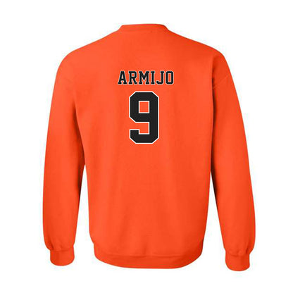Campbell - NCAA Softball : Alyssa Armijo - Replica Shersey Crewneck Sweatshirt-1