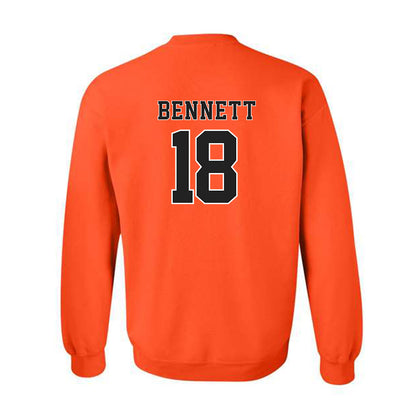 Campbell - NCAA Softball : Ryleigh Bennett - Replica Shersey Crewneck Sweatshirt-1