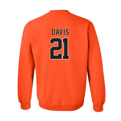 Campbell - NCAA Softball : livie davis - Replica Shersey Crewneck Sweatshirt-1