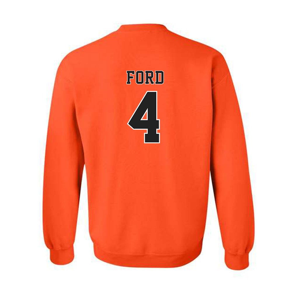 Campbell - NCAA Softball : Madison Ford - Replica Shersey Crewneck Sweatshirt-1