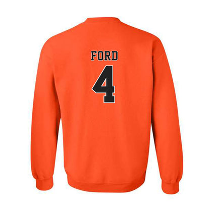 Campbell - NCAA Softball : Madison Ford - Replica Shersey Crewneck Sweatshirt-1