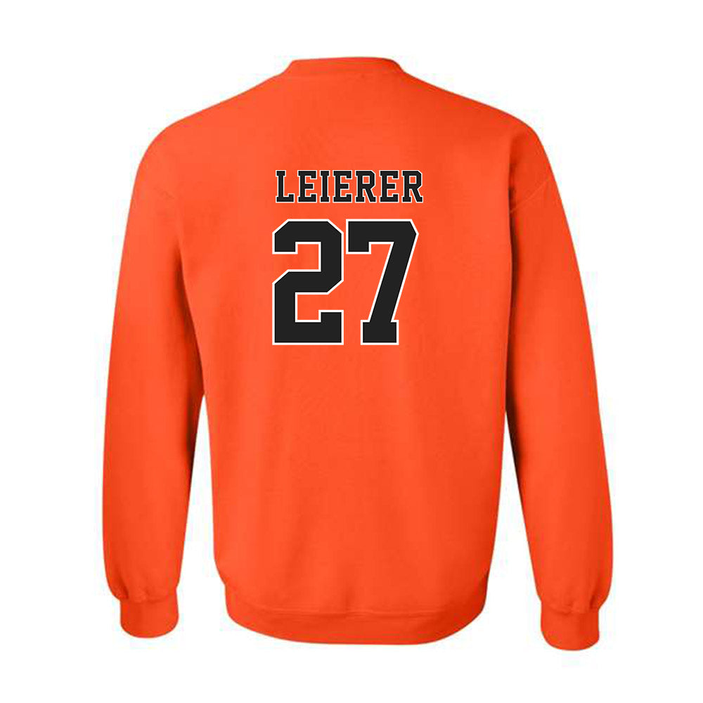 Campbell - NCAA Softball : Hannah Leierer - Replica Shersey Crewneck Sweatshirt-1