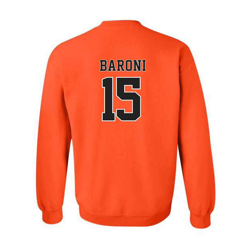 Campbell - NCAA Softball : Cassiti Baroni - Replica Shersey Crewneck Sweatshirt-1