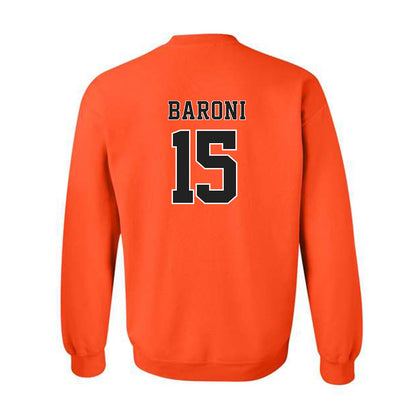 Campbell - NCAA Softball : Cassiti Baroni - Replica Shersey Crewneck Sweatshirt-1
