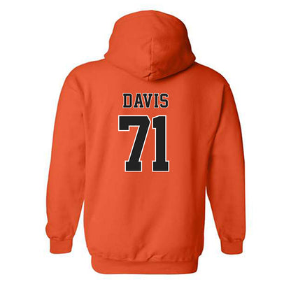 Campbell - NCAA Softball : Devin Davis - Replica Shersey Hooded Sweatshirt-1