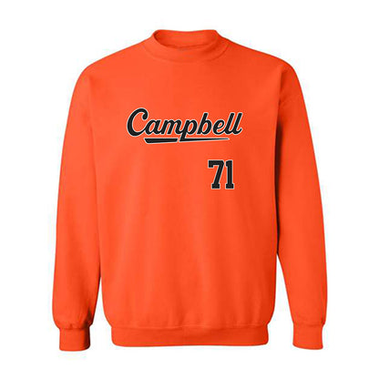 Campbell - NCAA Softball : Devin Davis - Replica Shersey Crewneck Sweatshirt-0