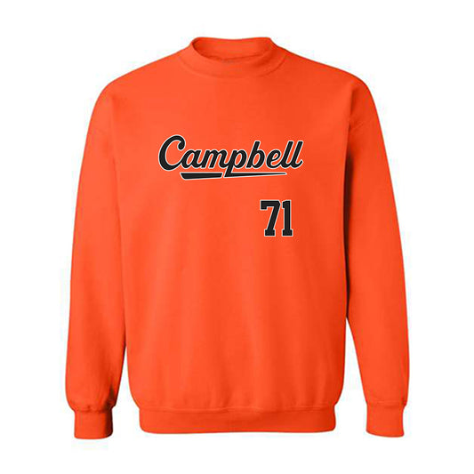 Campbell - NCAA Softball : Devin Davis - Replica Shersey Crewneck Sweatshirt-0