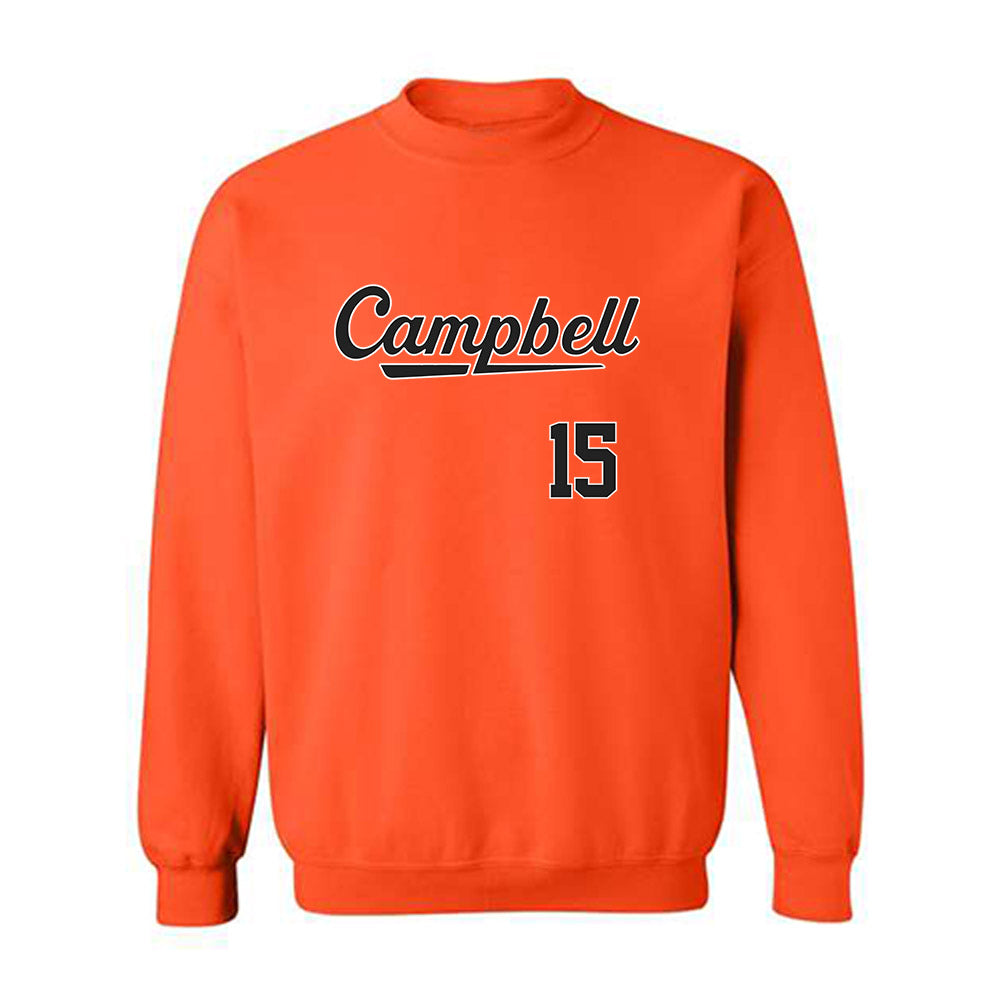Campbell - NCAA Softball : Cassiti Baroni - Replica Shersey Crewneck Sweatshirt-0
