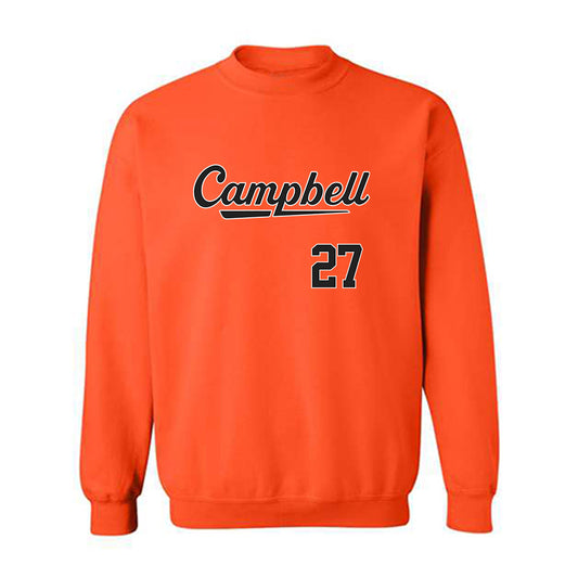 Campbell - NCAA Softball : Hannah Leierer - Replica Shersey Crewneck Sweatshirt-0