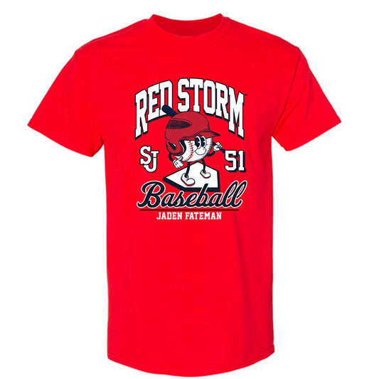 St. Johns - NCAA Baseball : Jaden Fateman - Fashion Shersey T-Shirt-0