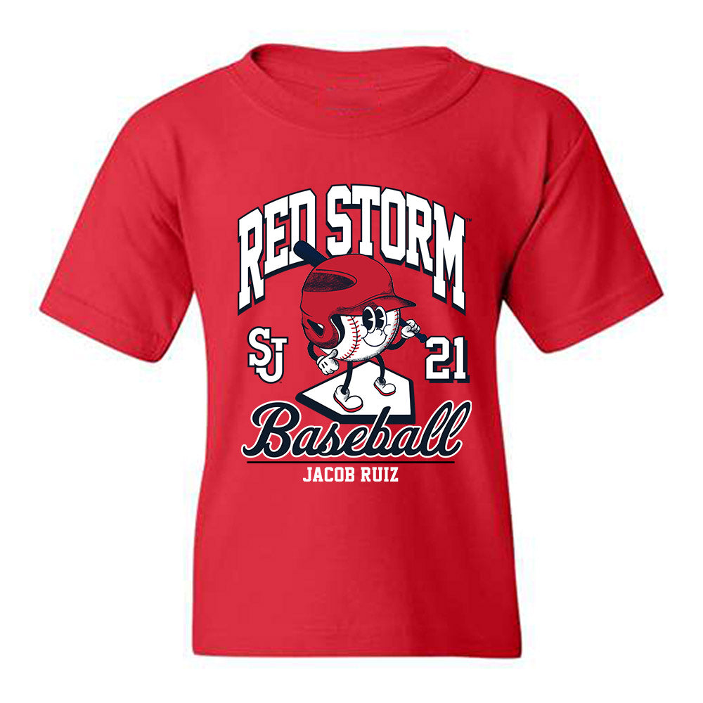 St. Johns - NCAA Baseball : Jacob Ruiz - Fashion Shersey Youth T-Shirt-0