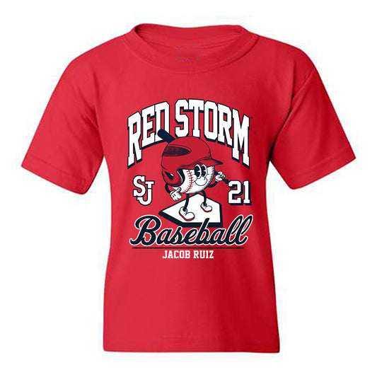 St. Johns - NCAA Baseball : Jacob Ruiz - Fashion Shersey Youth T-Shirt-0