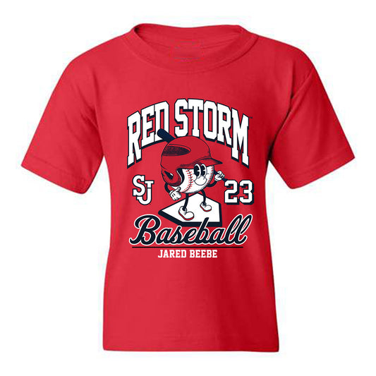 St. Johns - NCAA Baseball : Jared Beebe - Fashion Shersey Youth T-Shirt