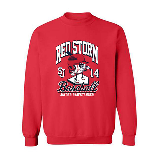 St. Johns - NCAA Baseball : Jayder Raifstanger - Fashion Shersey Crewneck Sweatshirt-0