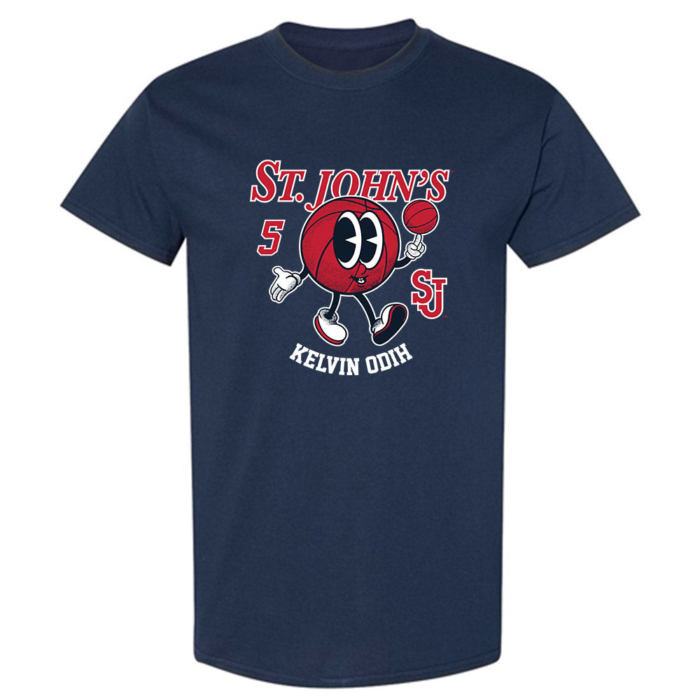 St. Johns - NCAA Men's Basketball : Kelvin Odih - Fashion Shersey T-Shirt-0